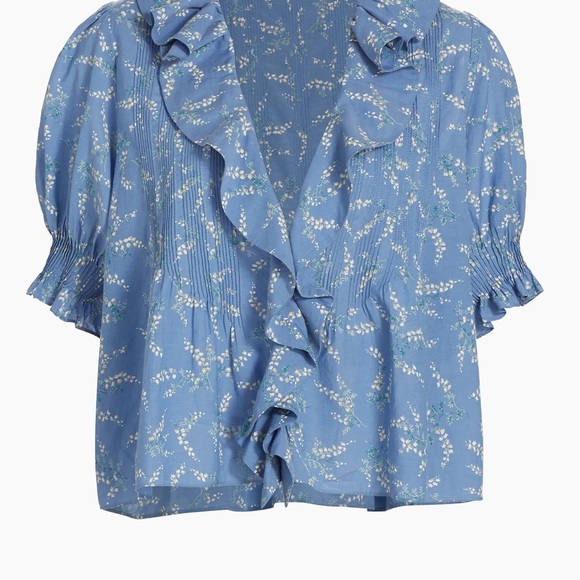 NWOT Doen Henri Top Bluebell Ballad Size S - Picture 2 of 8